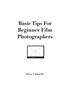 Basic Tips for Beginner Film Photographers