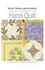 Better Homes and Gardens Teach Yourself to Hand-Quilt