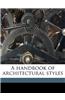 A Handbook of Architectural Styles