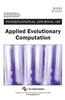 International Journal of Applied Evolutionary Computation (Vol 2, ISS 2)