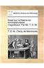 Essai Sur La Theorie Du Somnambulisme Magnetique. Par Mr. T. D. M.