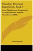Theodori Prisciani Euporiston, Book 3: Cum Physicorum Fragmento Et Additamentis Pseudo-Theodoreis (1894)