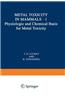 Physiologic and Chemical Basis for Metal Toxicity