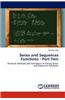 Series and Sequences Functions - Part Two