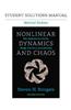 Student Solutions Manual for Nonlinear Dynamics and Chaos, 2nd Edition