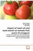 Impact of Neem Oil and Seed Extract on Tomato Fruit Worm (H.Armigera)