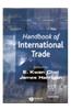 Handbook of International Trade
