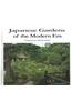 Japanese Gardens of the Modern Era