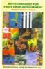 Biotechnology for Fruit Crop Improvement
