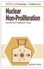 Nuclear Non-Proliferation: And the Non-Proliferation Treaty