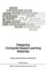 Designing Computer-Based Learning Materials