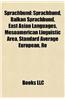 Sprachbund: Balkan Sprachbund