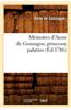 Memoires D'Anne de Gonzague, Princesse Palatine (Ed.1786)