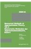 Numerical Methods of Approximation Theory/Numerische Methoden Der Approximationstheorie