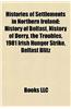 Histories of Settlements in Northern Ireland: History of Belfast, History of Derry, the Troubles, 1981 Irish Hunger Strike, Belfast Blitz