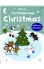Usborne First Sticker Book: Christmas