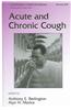 Acute and Chronic Cough