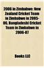 2006 in Zimbabwe: New Zealand Cricket Team in Zimbabwe in 2005-06