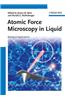 Atomic Force Microscopy in Liquid: Biological Applications