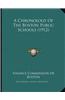 A Chronology of the Boston Public Schools (1912)