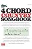 The 4 Chord Country Songbook