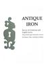 Antique Iron, English and American