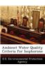 Ambient Water Quality Criteria for Isophorone