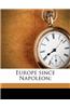 Europe Since Napoleon;