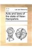 Acts and Laws of the State of New-Hampshire.