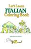 Let's Learn Italian Coloring Book