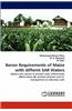 Boron Requirements of Maize with Differnt Sar Waters