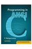 Programming in ANSI C