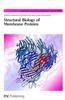 Structural Biology of Membrane Proteins