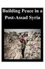 Building Peace in a Post-Assad Syria