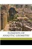 Elements of Analytic Geometry