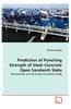 Prediction of Punching Strength of Steel-Concrete Open Sandwich Slabs