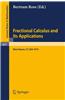 Fractional Calculus and Its Applications