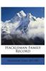 Hackleman Family Record