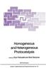 Homogeneous and Heterogeneous Photocatalysis
