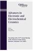 Advances in Electronic and Electrochemical Ceramics: Proceedings of the 107th Annual Meeting of the American Ceramic Society, Baltimore, Maryland, USA