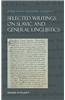 Selected Writings on Slavic and General Linguistics