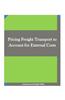 Pricing Freight Transport to Account for External Costs