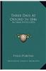 Three Days at Oxford in 1846: In Three Fyttes (1855)