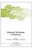 Molecular Techniques in Taxonomy