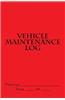 Vehicle Maintenance Log: Red Cover