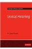 Lexical Meaning