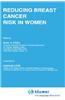 Reducing Breast Cancer Risk in Women: Introduction by Susan M. Love