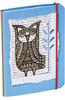 Woodland Creatures Mini Flexi Notebook Owl