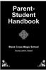 Black Cross Magic School Parent-Student Handbook