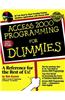 Access 2000 Programming For Dummies